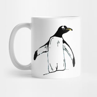 Curious penguin Mug